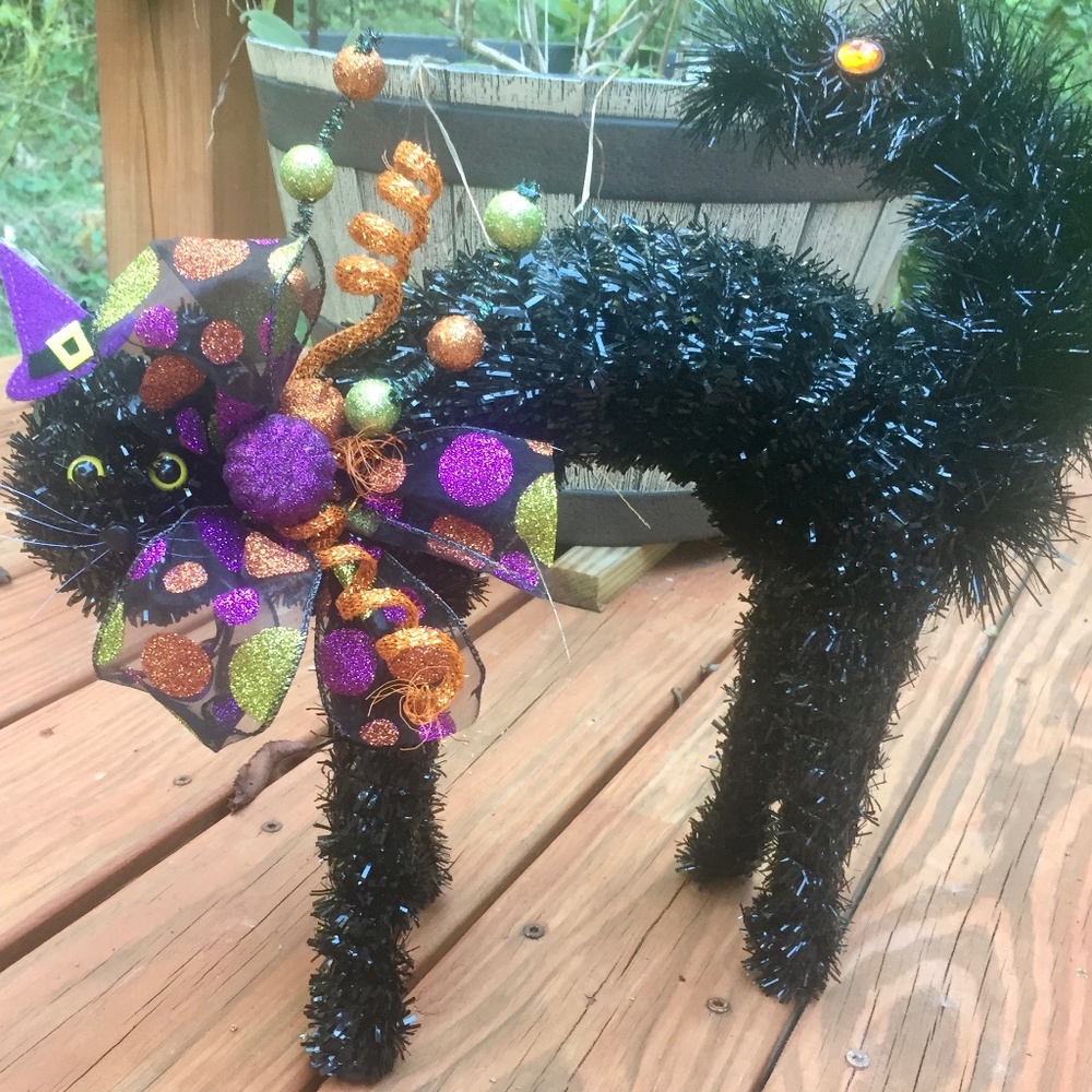 Black Cat Table top Decor